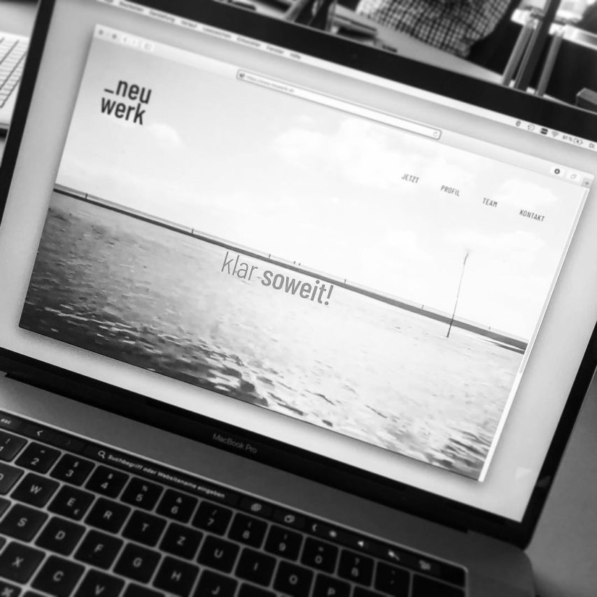 Wir sind #online! #klarsoweit #neuwerk #website #architektur #kiel